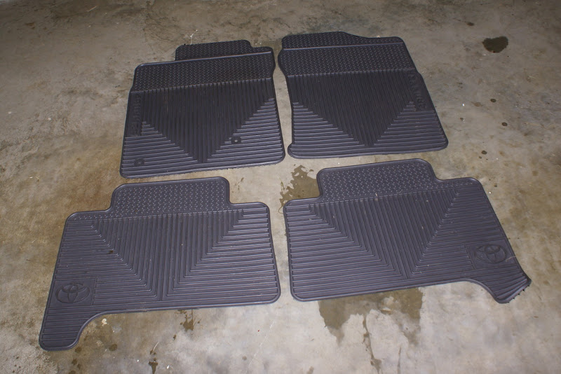 OEM all weather mats and Husky cargo liner